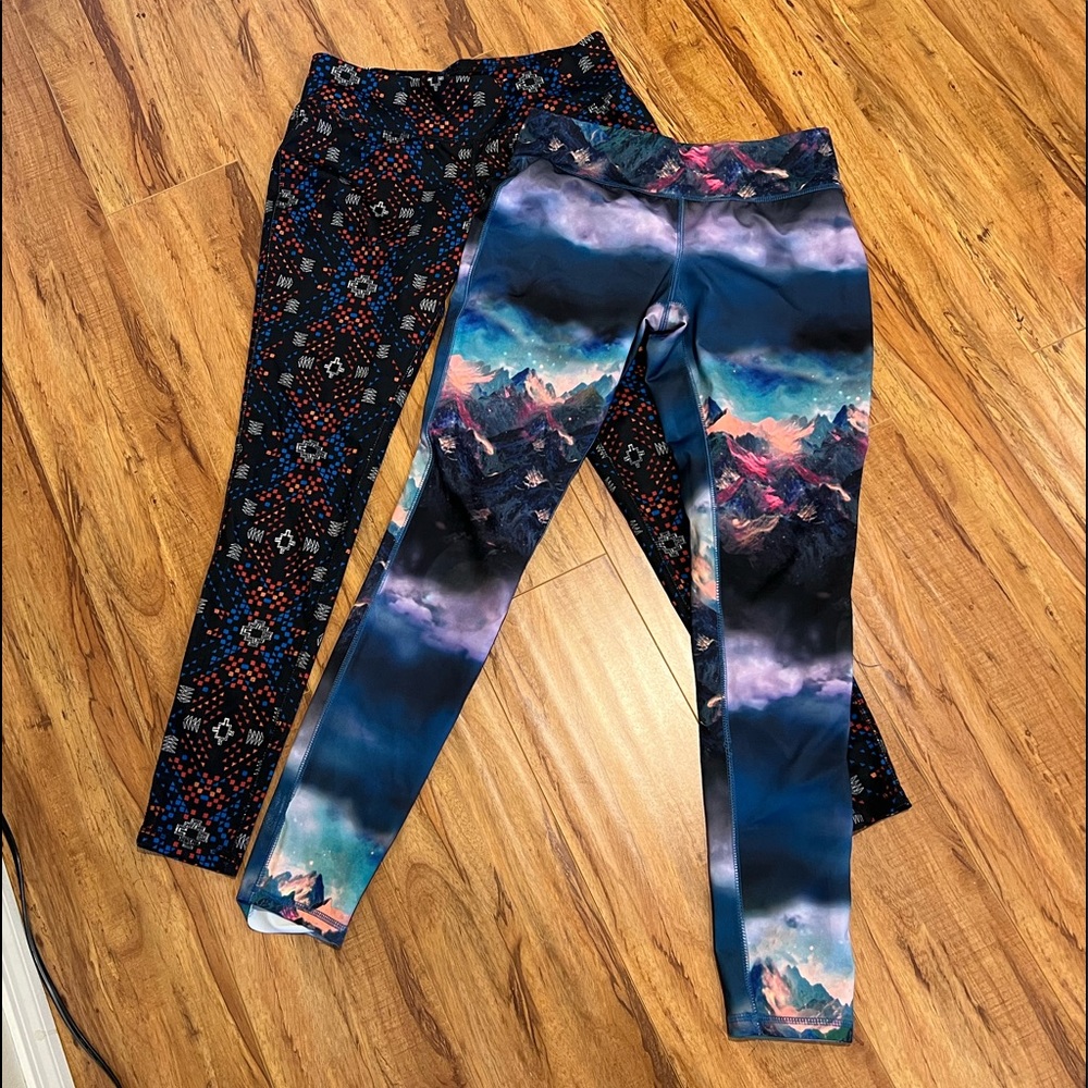 Colorful work out leggings